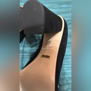 Gucci Marmont Black suede heels  size 42